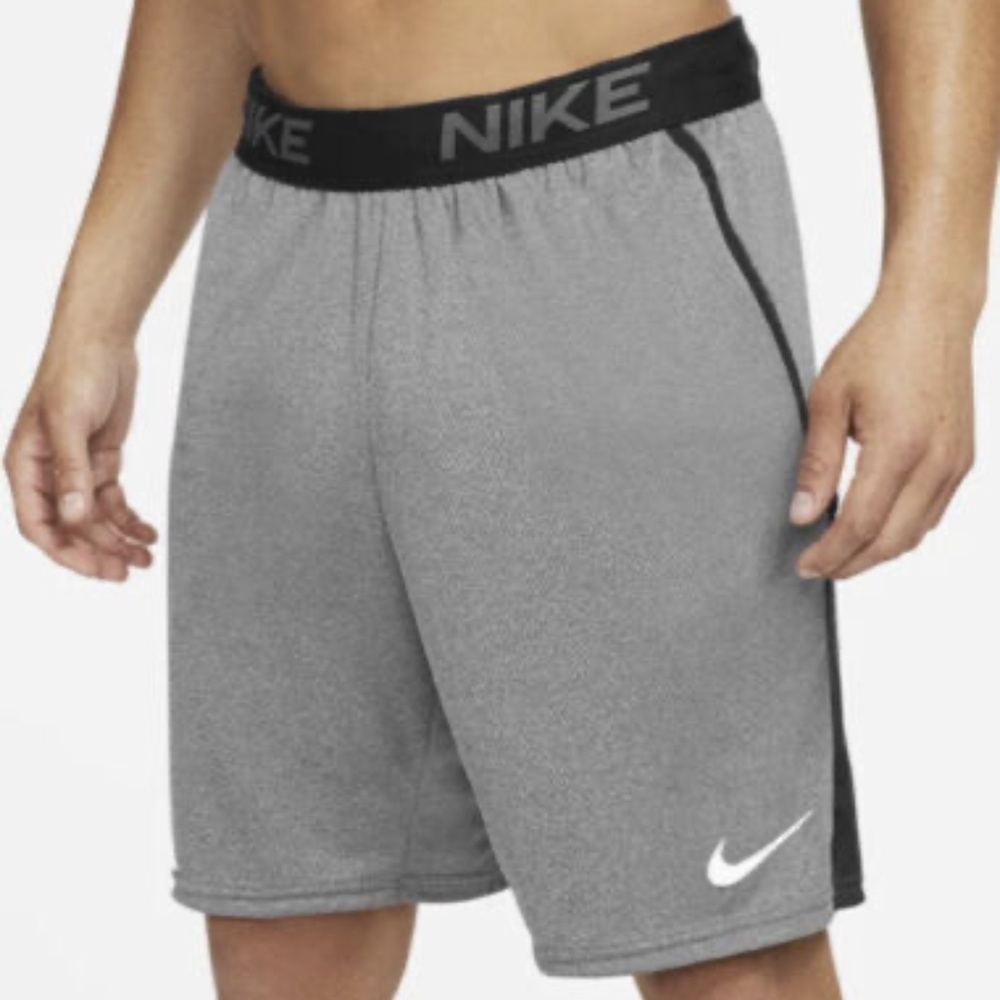 Nike Men’s Yoga Dri-FIT Training Shorts CZ1269 Gray 4XL 4XLT Tall 9 inch Workout